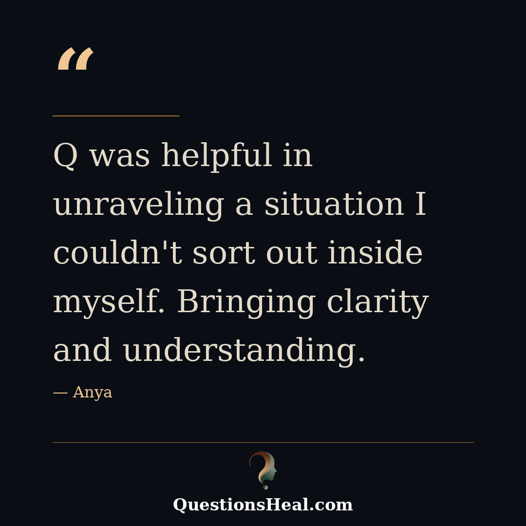 Testimonial from Anya