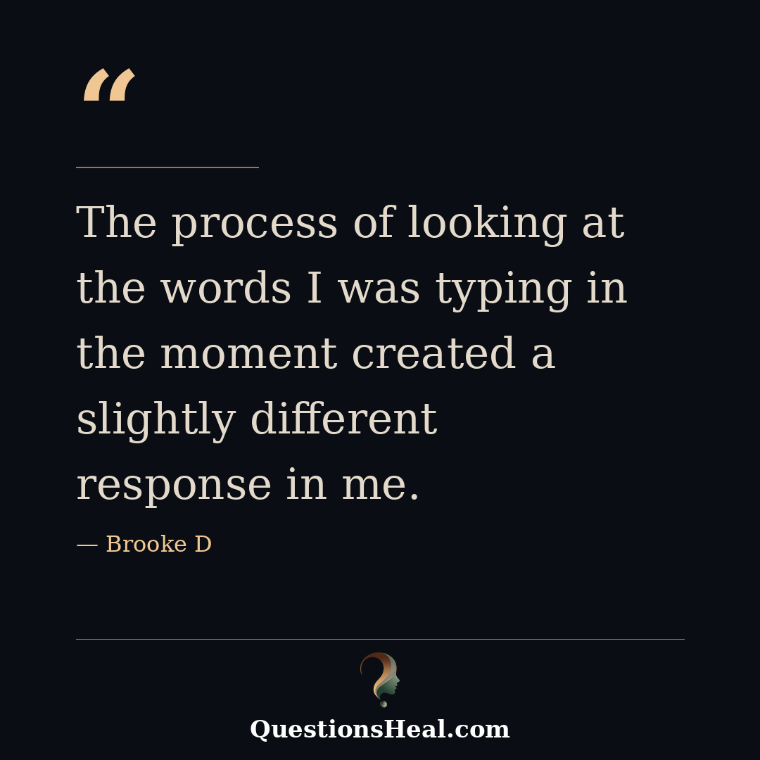Testimonial from Brooke D
